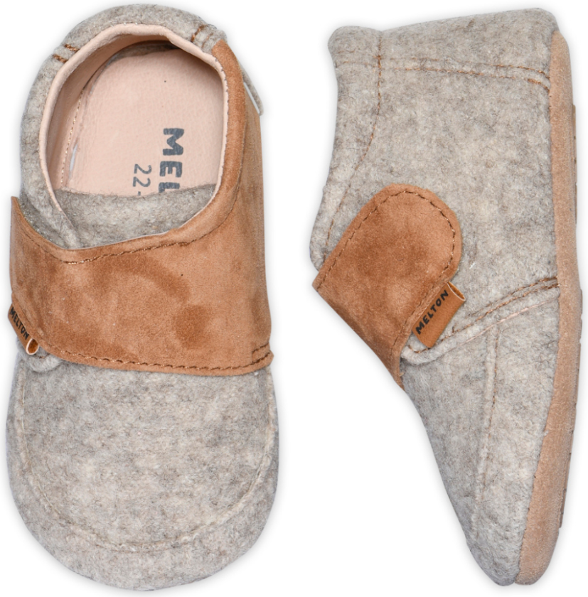 Ulltøfler Cosy Beige Melange