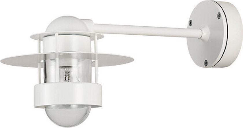 - Albertslund Vegglampe Hvit Lang E27