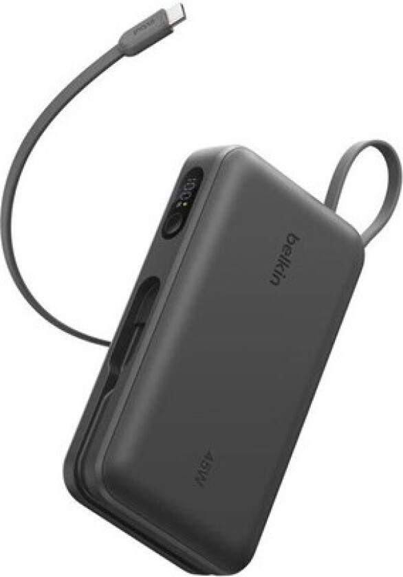 UltraCharge power bank - with integrated cable and display - USB USB-C - 45 watt - 20000 mAh