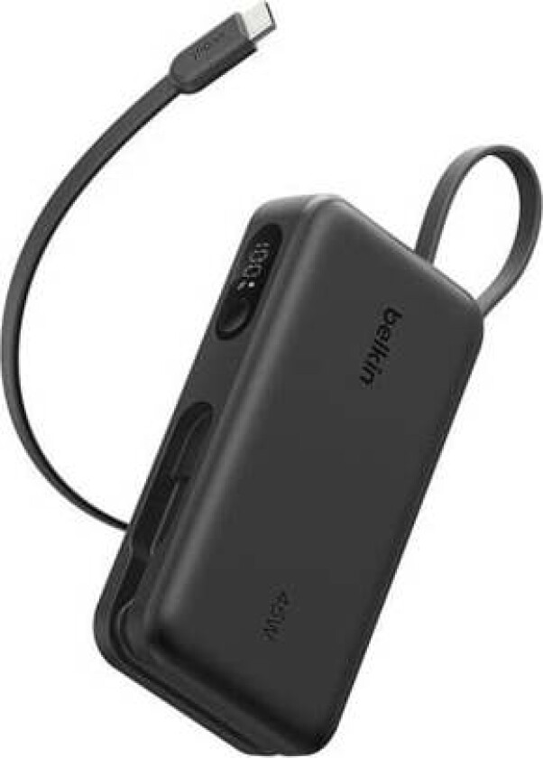 UltraCharge power bank - with integrated cable and display - USB USB-C - 45 watt - 10000 mAh