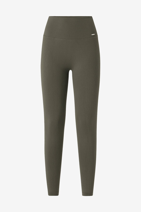 Ribbed Seamless Tights - Grønn