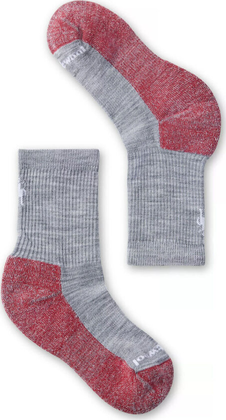 Kids' Hike Light Cushion Crew Socks Light Gray L, Light Gray
