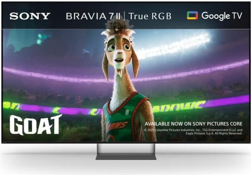 50" Bravia 7 II True RGB 4K LCD smart-TV (2026)