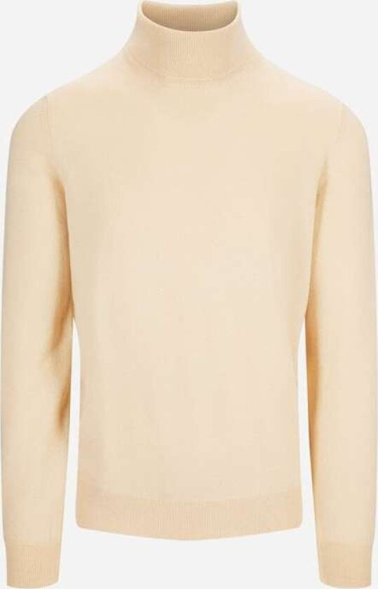 Turtle Neck Cashmere - Off White Hvit 50