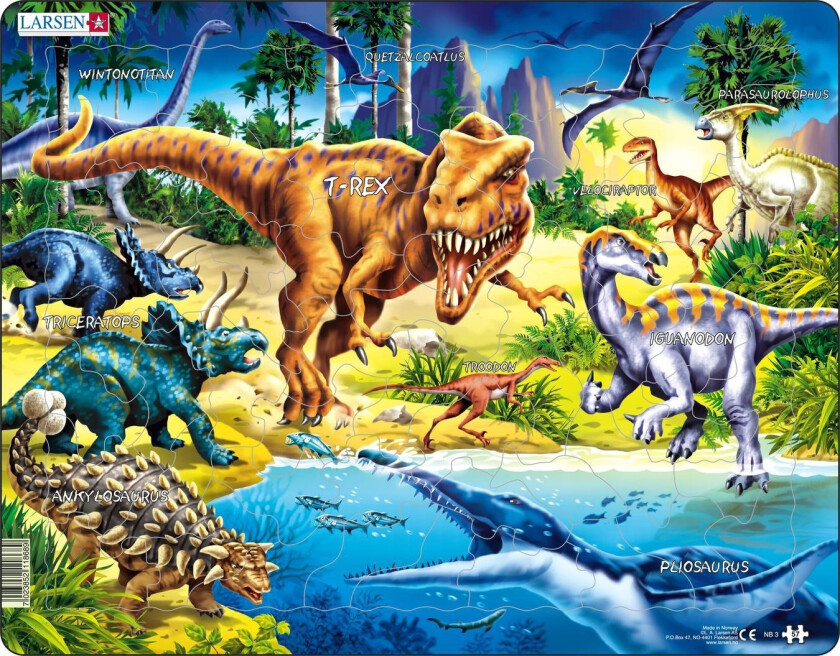 Puzzle - Maxi Dinosaurs (57 pcs) (NB3)
