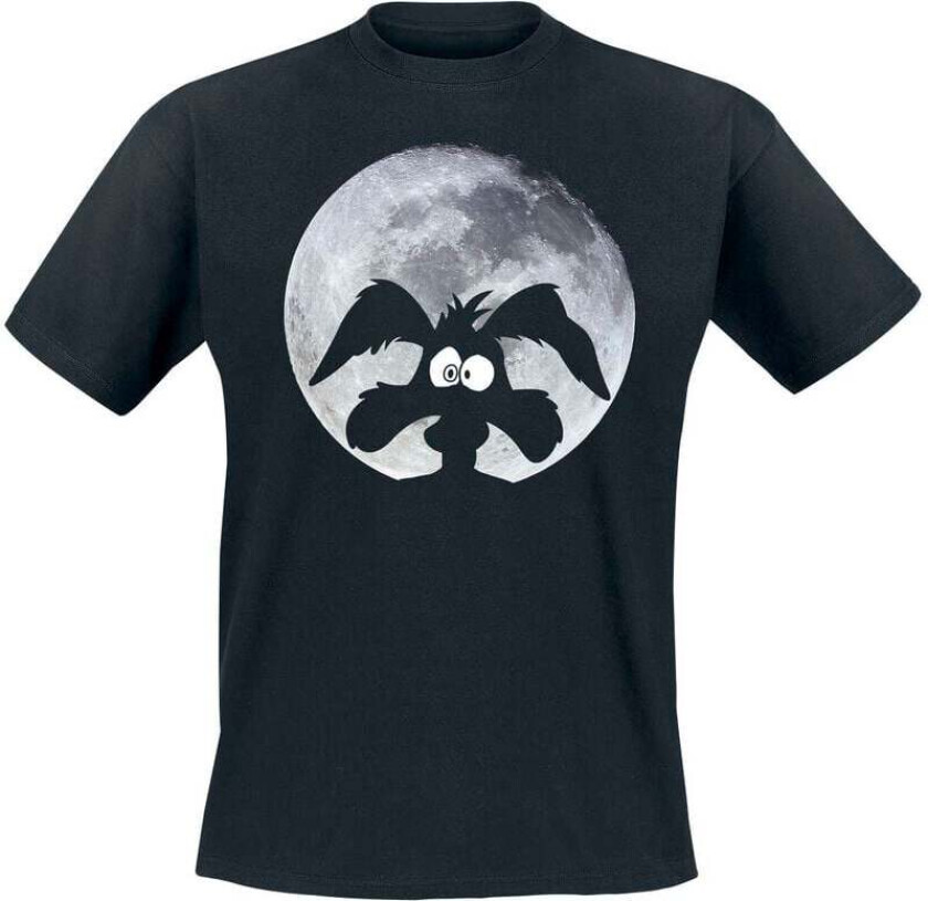 T-skjorte - Coyote - Moonlight - Heavyweight - S til 5XL - Unisex - svart