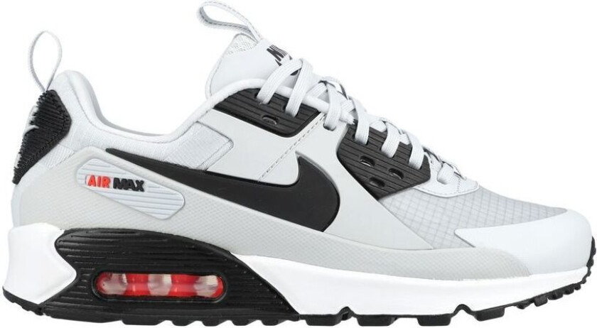 Sneaker Air Max 90 Drift - Ren platina/Svart/Rød, størrelse 45½