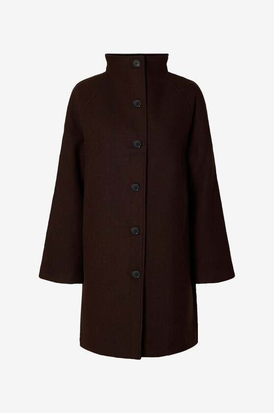 Ullkåpe Slwzia-vinni Wool Blend - Brun