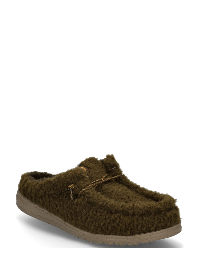 Wally Slipper - DARK OLIVE/MULTI - 44