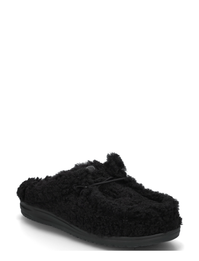Wally Slipper - BLACK/BLACK - 40