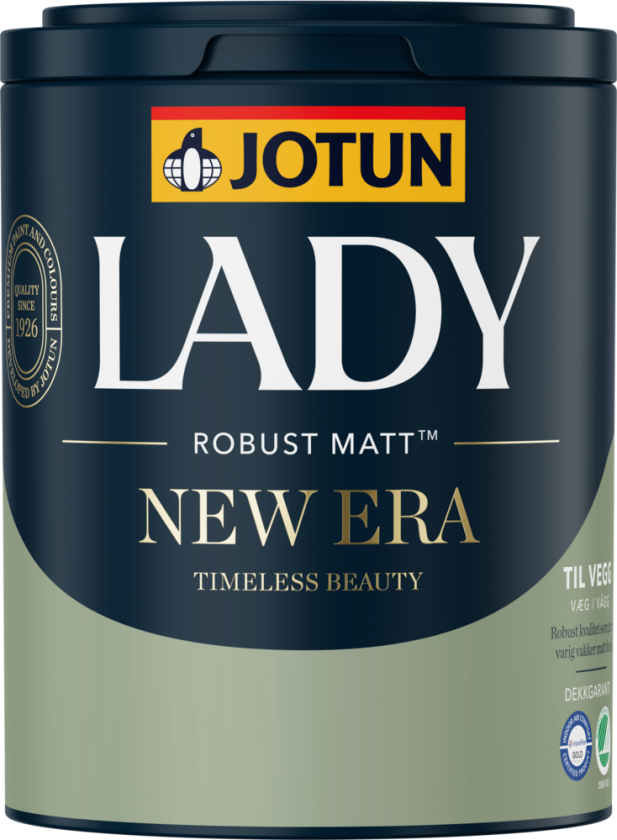 Interiørmaling lady new era hvit/a-base 0.68l
