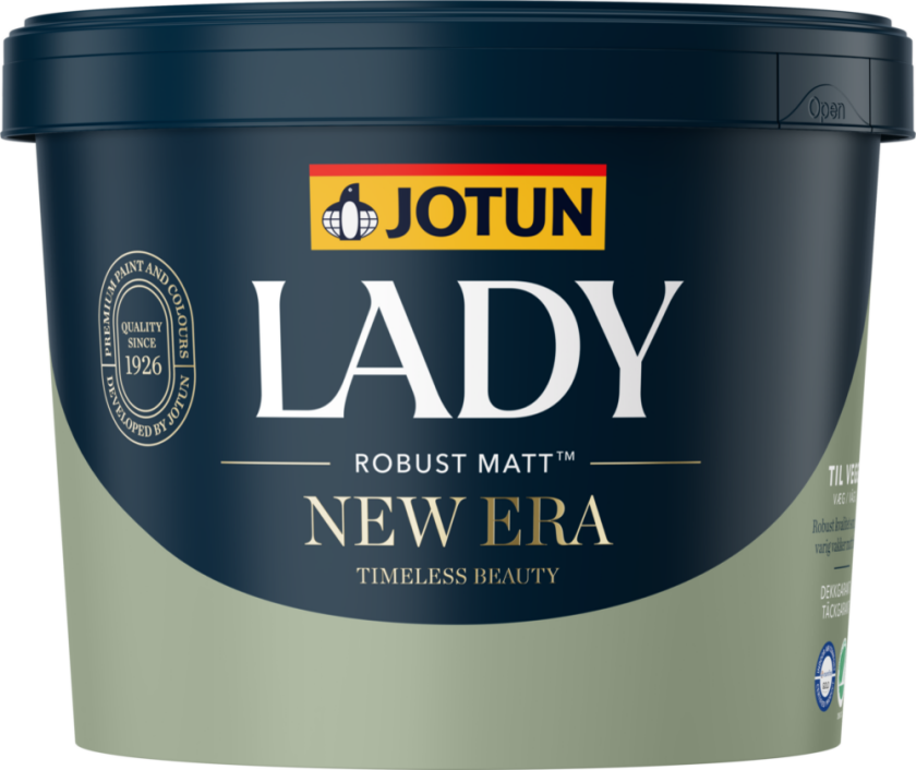 Interiørmaling lady new era hvit/a-base 2.7l