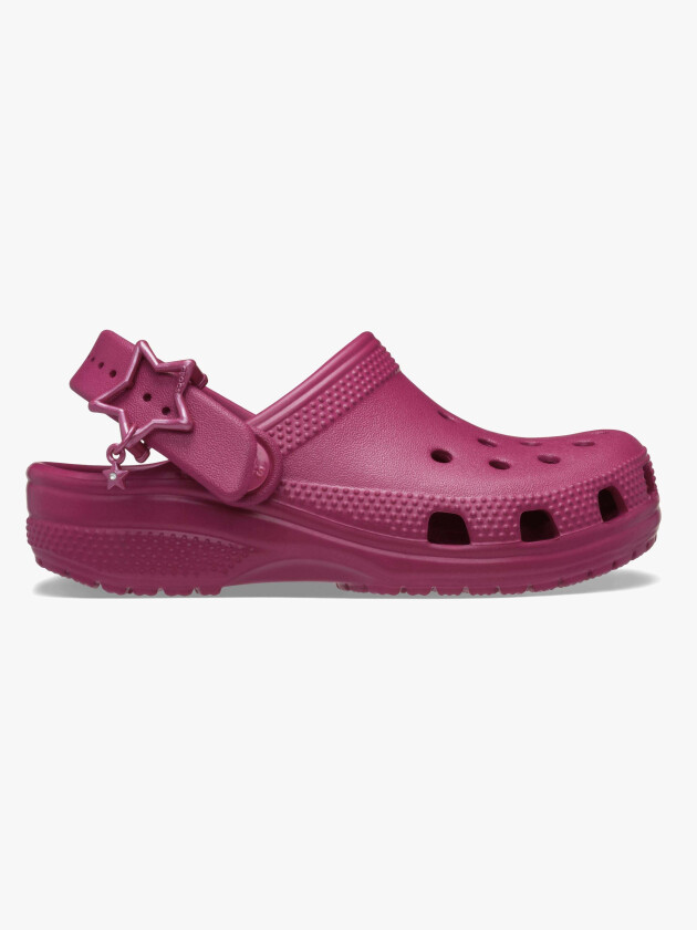 Classic Star Buckle Kids Tøfler, Royal Pink, 24-25 - Innesko & Tøfler