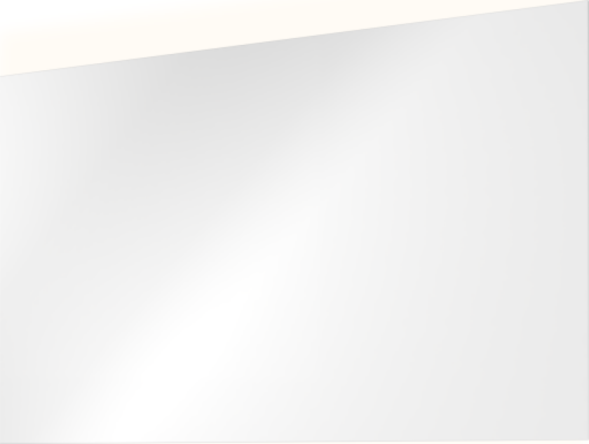 Proline speil med lys, 100x60cm