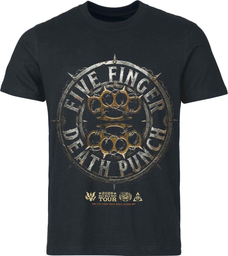 T-skjorte - Knuckles Mock Up 1 - S til 5XL - Herrer - svart