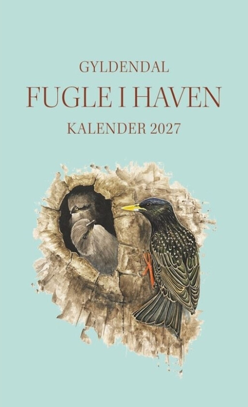 Fugle i haven - kalender 2027 | Jens Overgaard Christensen