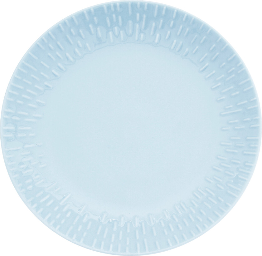 - Life in Colour - Confetti - Aqua dessert plate w/relief porcelain (13442)