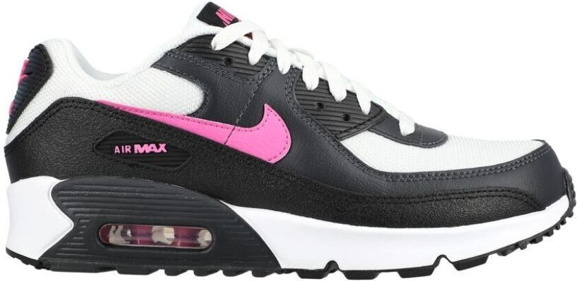 Sneaker Air Max 90 Mesh - Hvit/rosa/svart/antrasitt Barn, størrelse 38