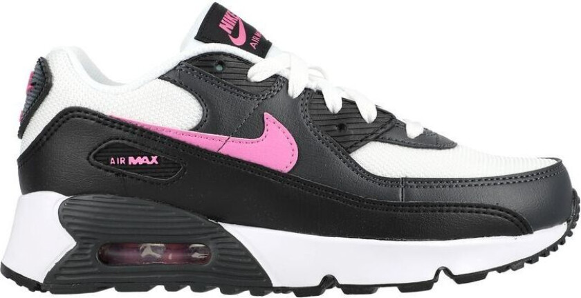 Sneaker Air Max 90 Mesh - Hvit/Rosa/Svart/Antrasitt Små barn, størrelse 35