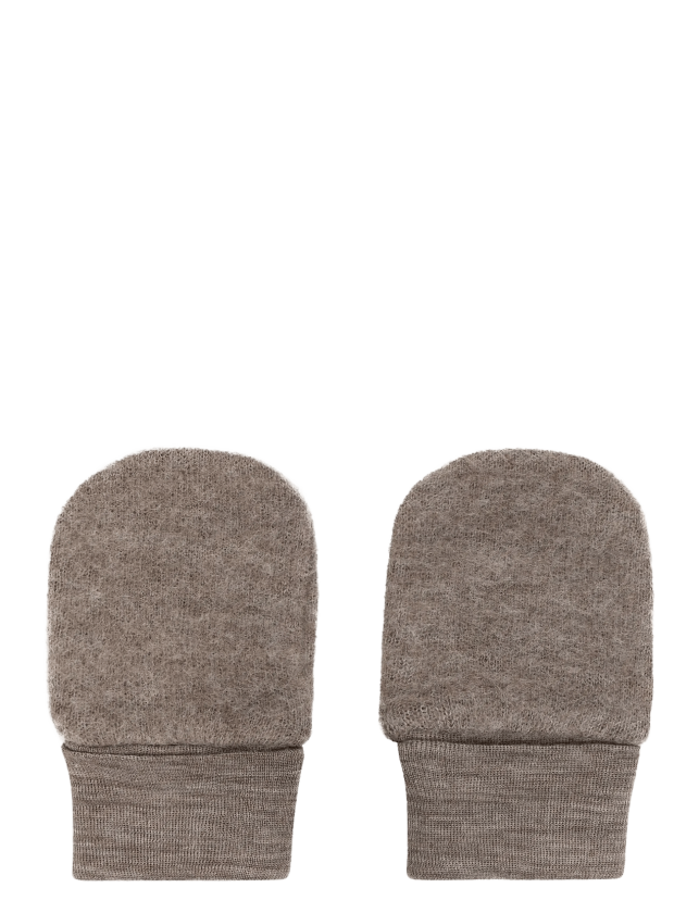 Soft Wool Mittens - WALNUT - 90