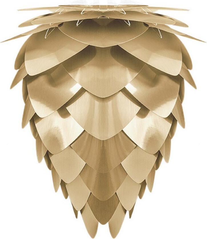 Conia lampe børstet messing Diameter 30 cm