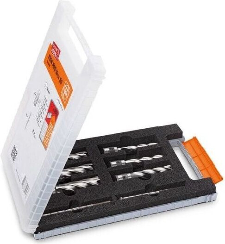 FEIN 63134999061, Drill bit set, Metall, 12, 14, 16, 18, 20, 22 mm, Sølv, 6 stykker