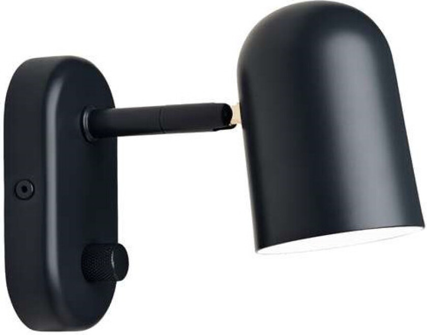 Buddy vegglampe black