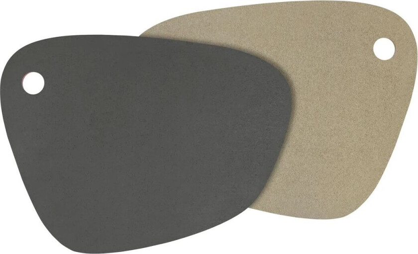 Twin spisebrikke vendbar Dark grey-sand