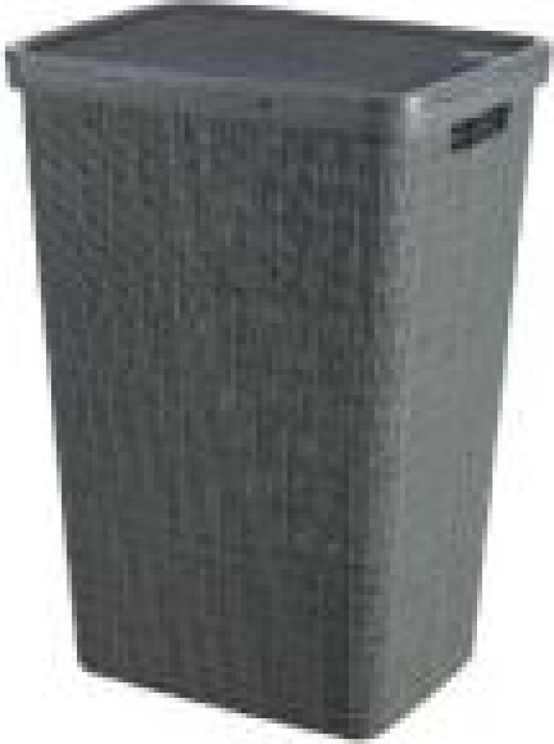 Curver Laundry Hamper Jute 58L Deep Shadow