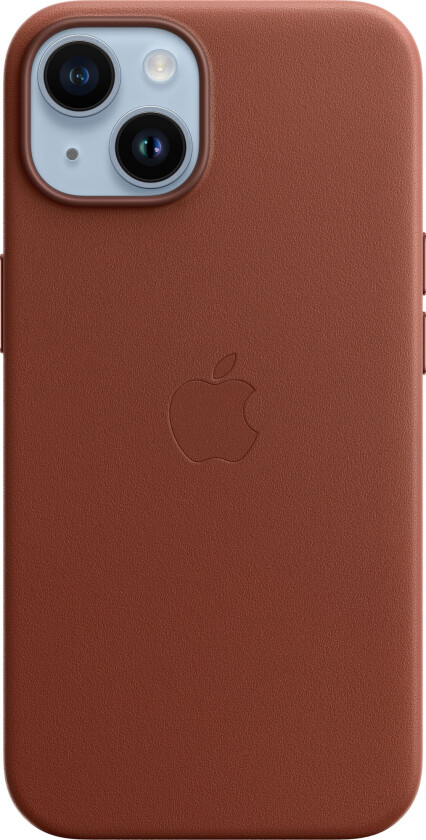 iPhone 14 Leather Case with MagSafe - Umber