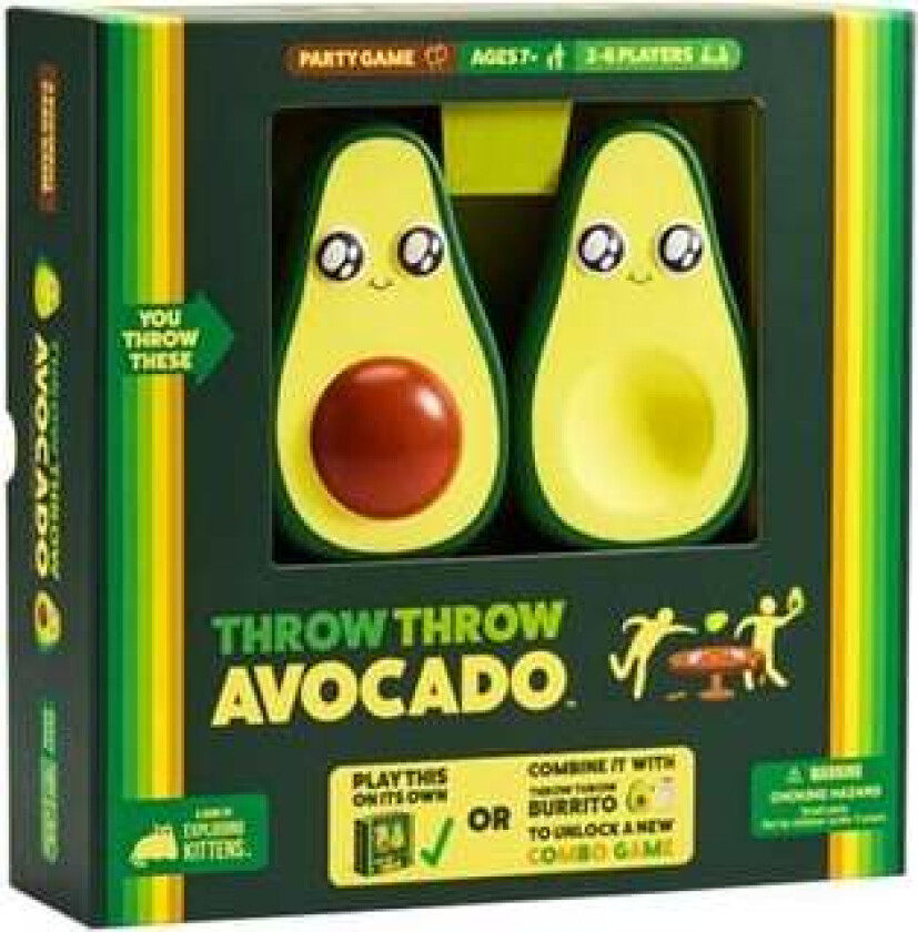 Throw Throw Avocado  - A Dodgeball Card Game (EKTTACORE1)