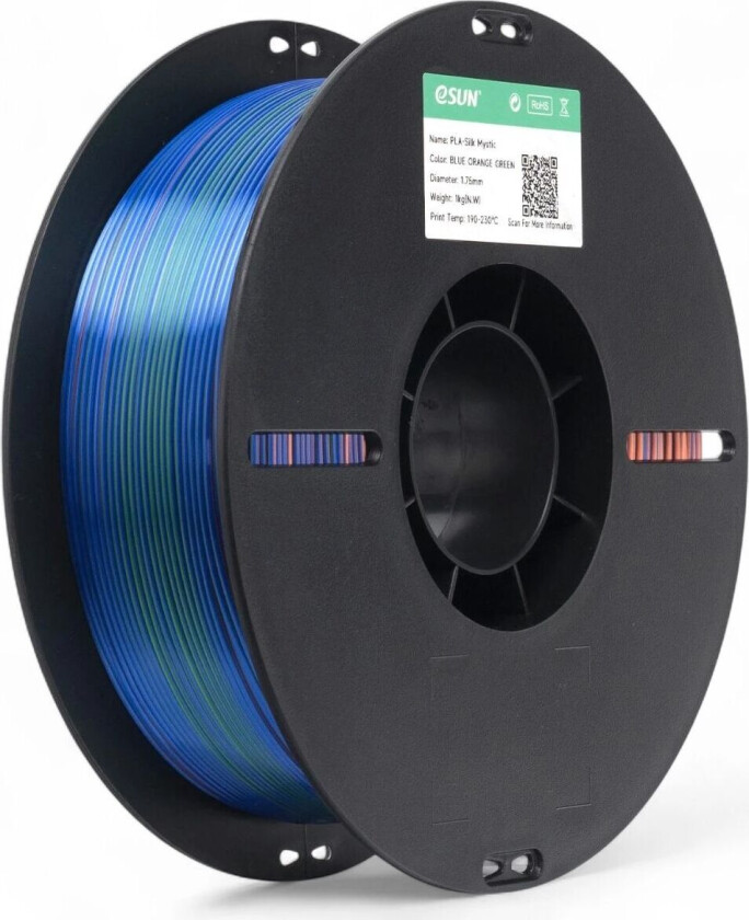 eSun Pla-Silk Mystic Blue Orange Green