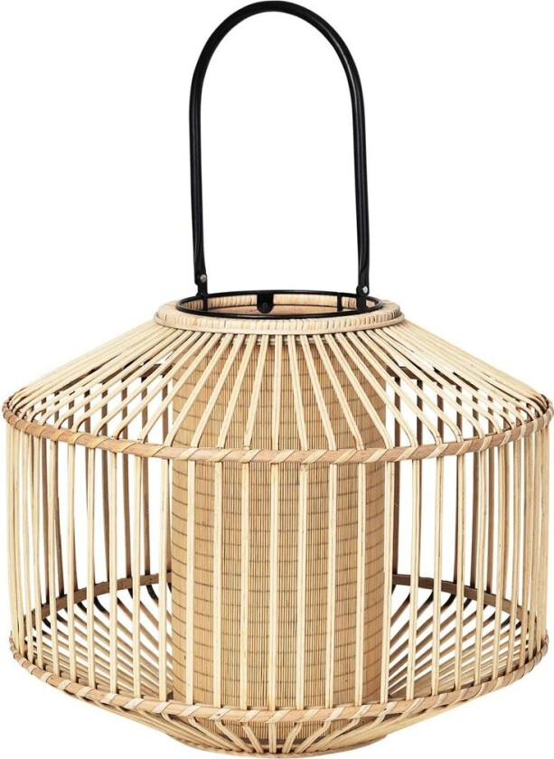 Flax lanterne bambus Stor