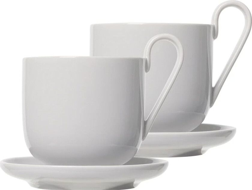 Ro kaffekopp med fat 2-pakning Nimbus cloud