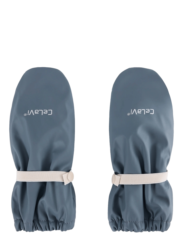 Padded Pu-Mittens W.fleece - STORMY WEATHER - 6-8Y