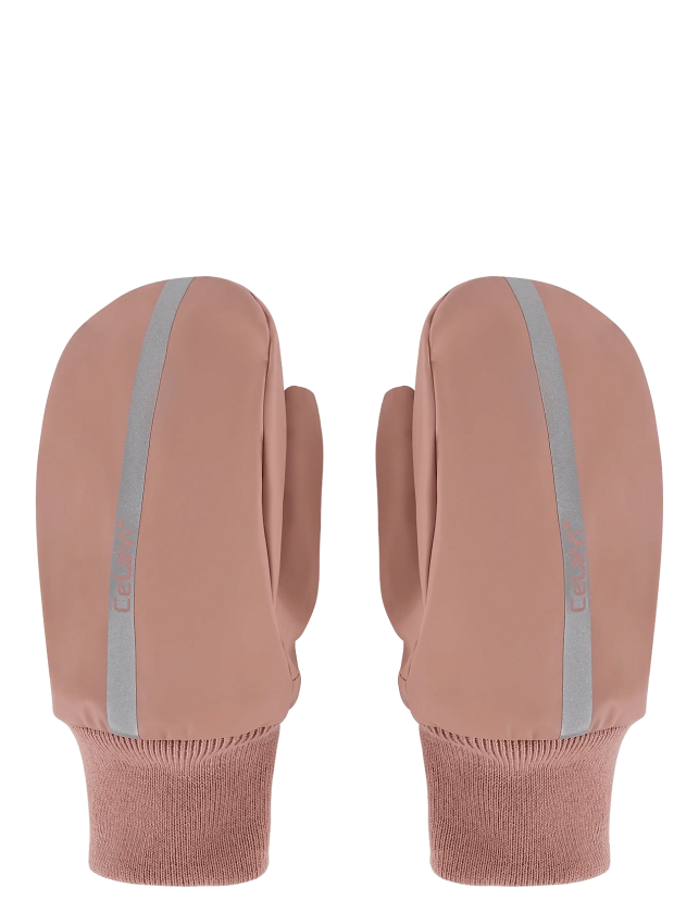 Pu Padded Mittens - BURLWOOD - 6-8Y