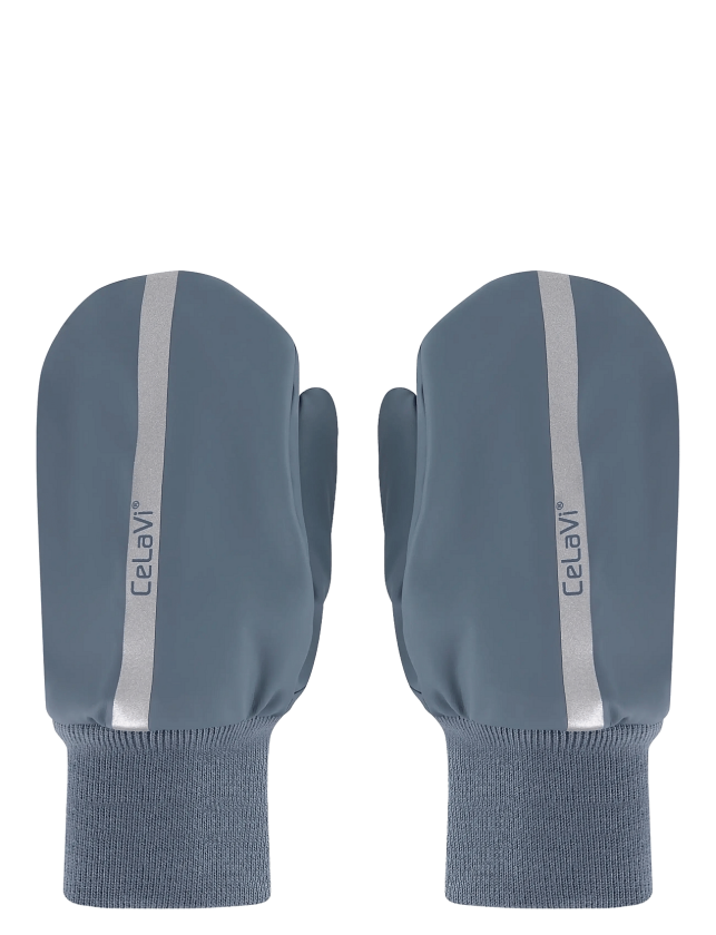 Pu Padded Mittens - STORMY WEATHER - 8-10Y