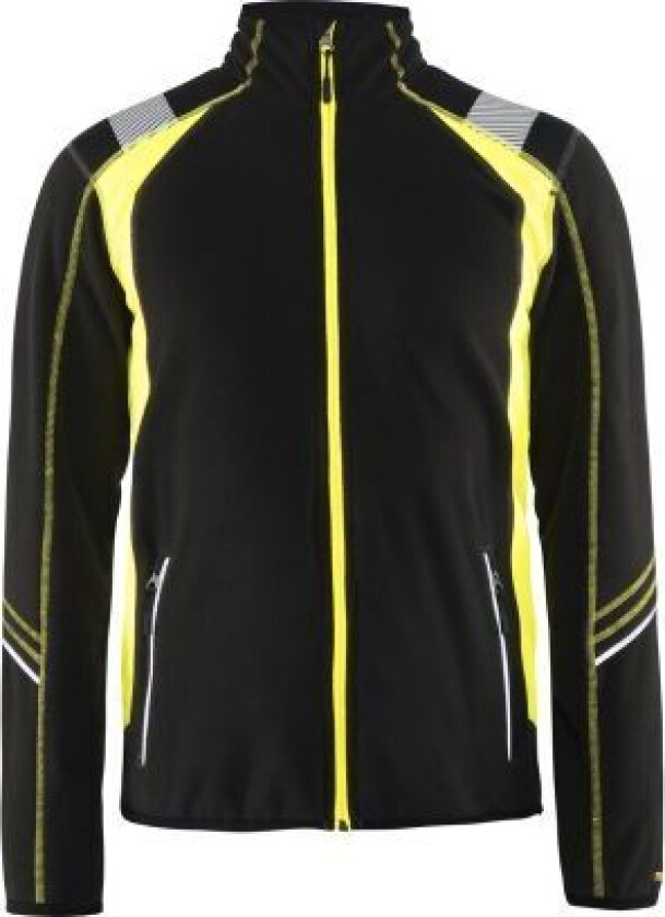 Blåkläder 499310109933M Fleecejakke svart/varselgul Str. M