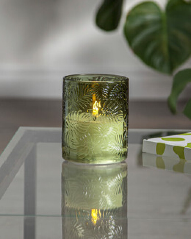 LED Kubbelys Flamme leaf