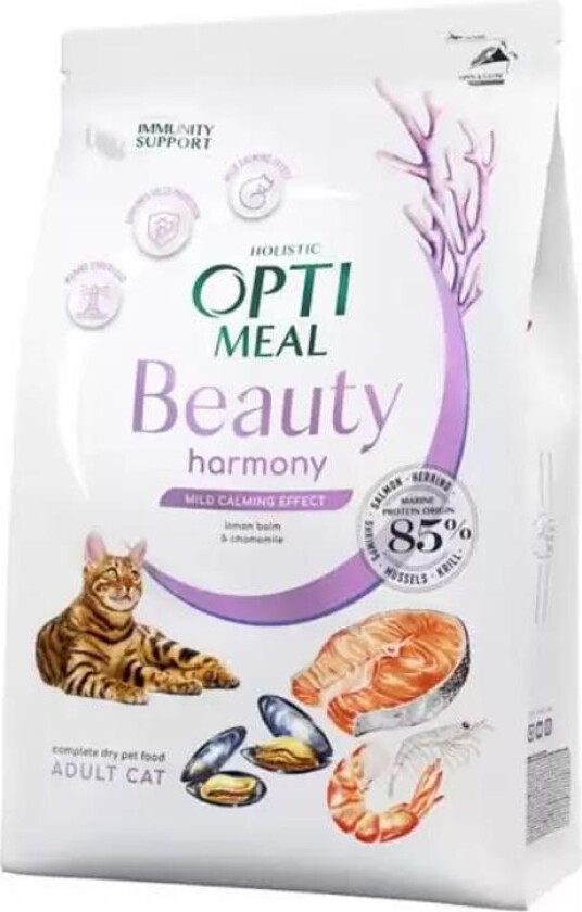 Cat Adult & Senior Beauty Harmony Mild Calming Effects Tørrfôr til katt 1,5 kg