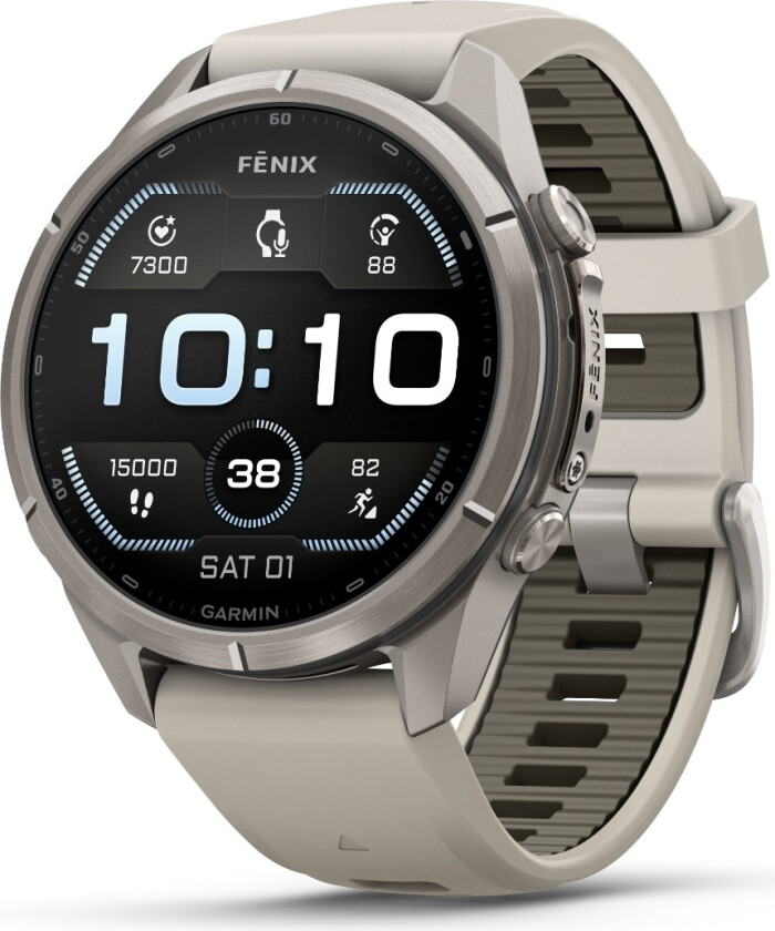 Bilde av Fenix 9 Pro 43mm GPS (fog gray/dark sandstone)