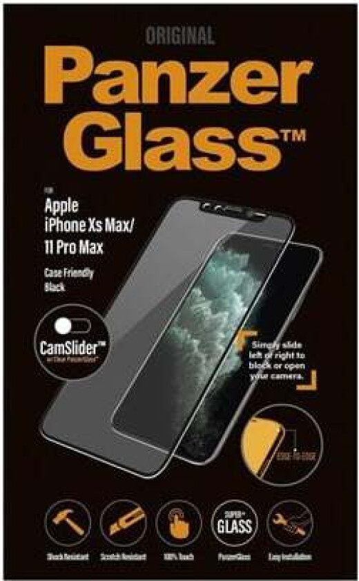 CamSlider Screen Protector Apple iPhone 11 Pro Max | Xs Max | Edge-to-Edge