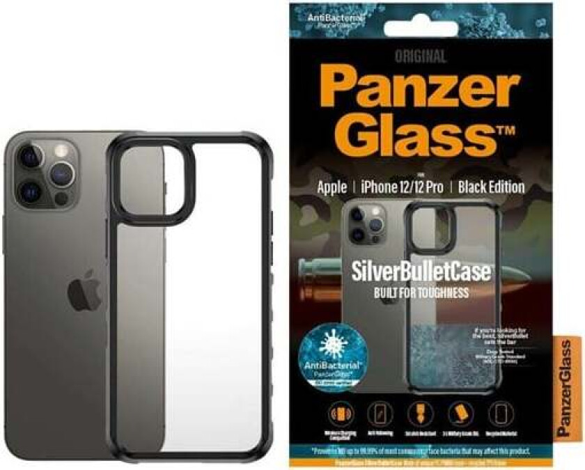 SilverBullet ClearCase Apple iPhone 12 | 12 Pro | Black