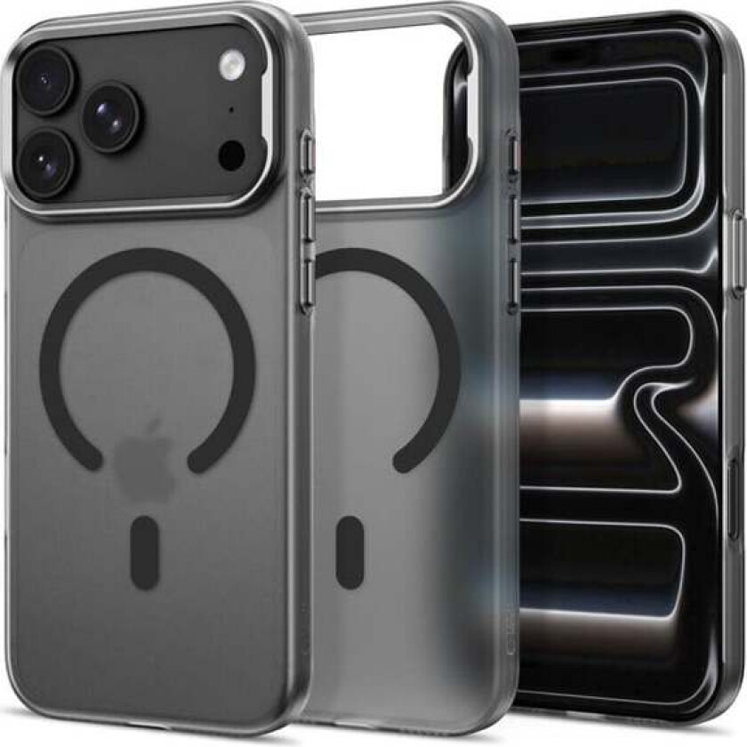 MagZero MagSafe Case for iPhone 17 Pro Max / 18 Pro Mac - Translucent Matte Black