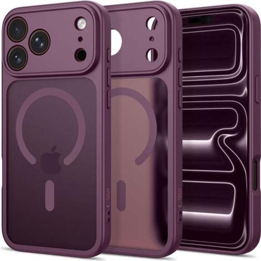 BasicMag MagSafe Case for iPhone 17 Pro Max / 18 Pro Max - Burgundy Matte