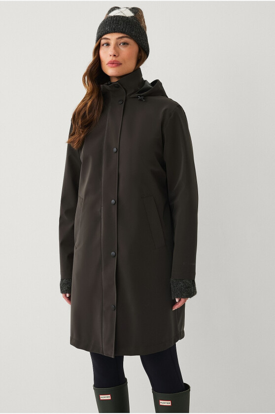 Regnjakke Rain Waist Stretch Parka - Brun