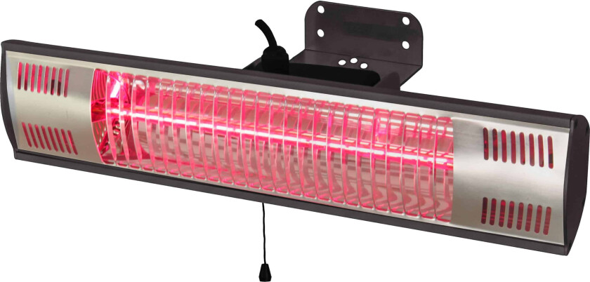 Terrassevarmer infrarød 1500W - sort