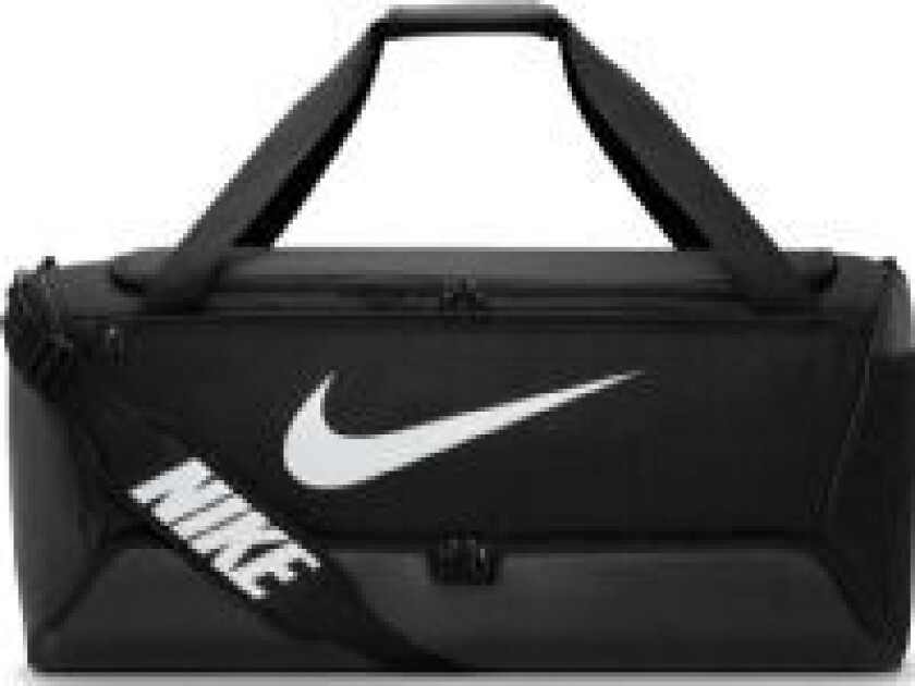 Brasilia Large Duffel Bag, treningsbag BLACK/BLACK/WHITE