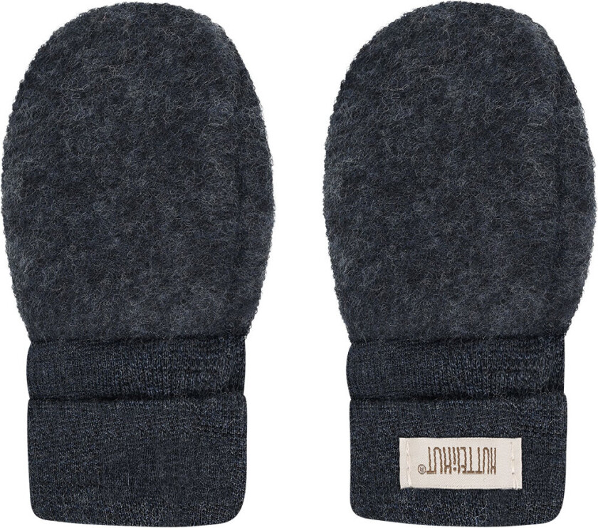 Votter - Ullfleece - Navy Melert - - 62/68 - Votter
