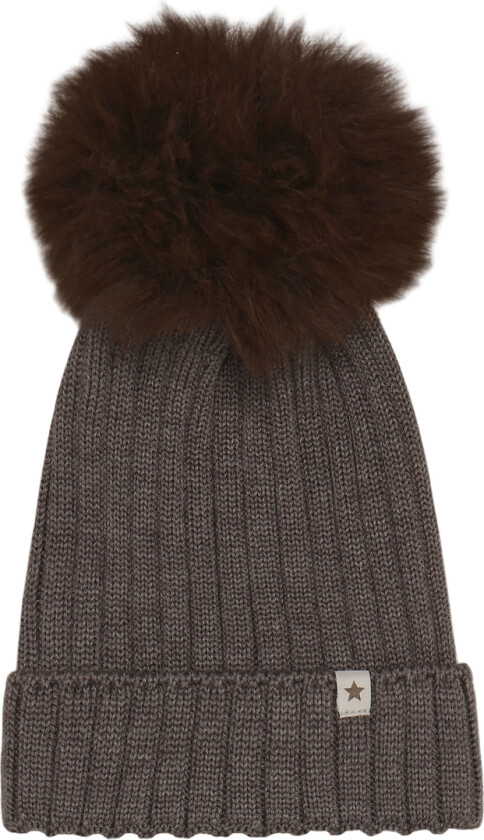 Bilde av Lue - Ull - Brown Melert m. Dusk - - 6-8 år (116-128) - Lue